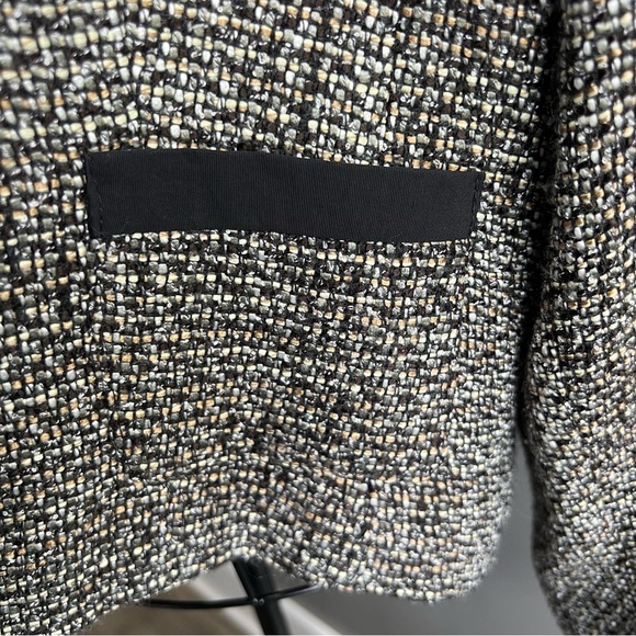 Dana Buchman Elegant Black Tweed Jacket Blazer - Picture 6 of 10